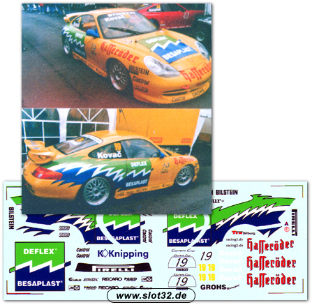 DMC decal Porsche GT 3, Hasserder